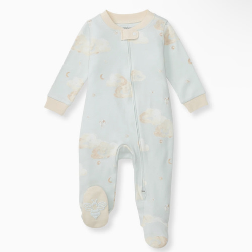Good Night Sky Organic Cotton Sleep & Play - Ice Flow – Burt's Bees Baby