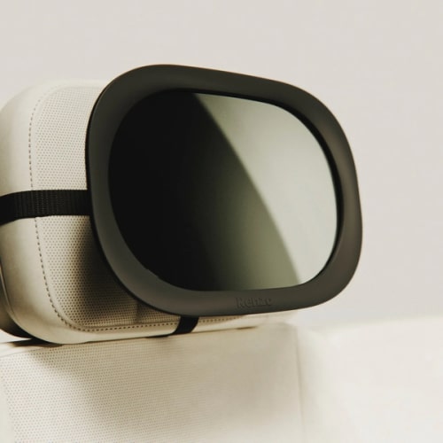 Rear-Facing Baby Car Mirror - Midnight Black