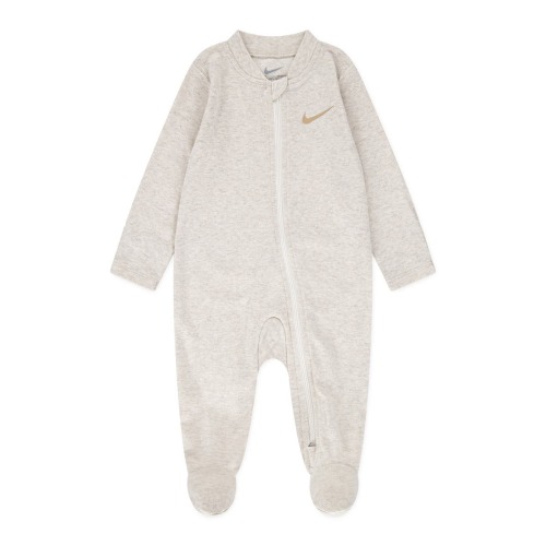 Swoosh Logo Pointelle Footie, 0-3M