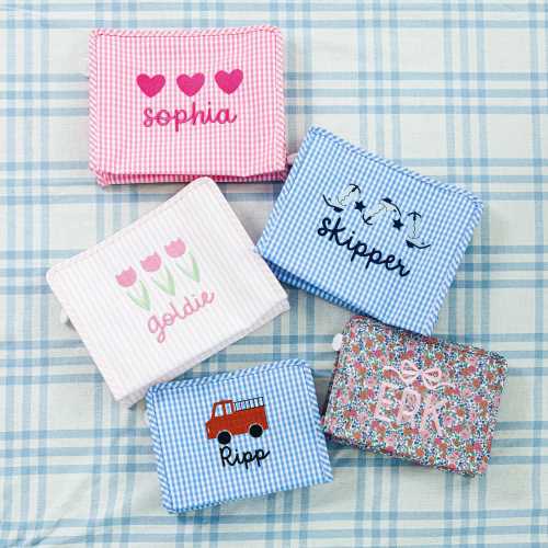 Embroidered TRVL Roadie with Motif // Shower Gift, Everything Bag, Makeup Bag, Cosmetic Bag, Monogram Toiletry Bag, Back To School, Kids Bag