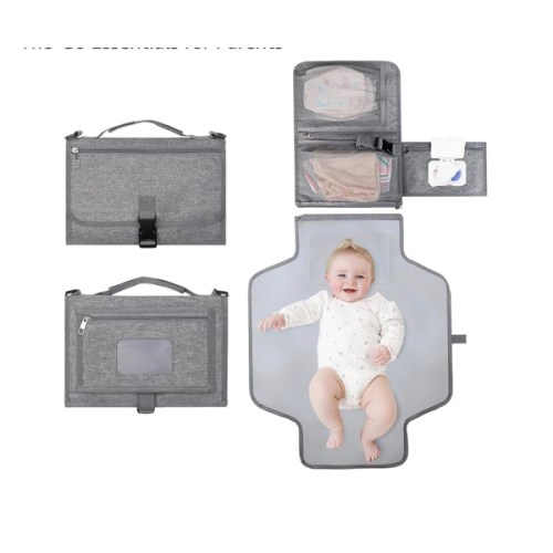 3 in 1 Portable Diaper Changing Mat, Foldable Waterproof Baby Changing Station with Wipes Pocket & Storage Bag, Travel Changing Pad for Boys and Girls, On-The-Go Essentials for Parents : Amazon.com.au: Baby