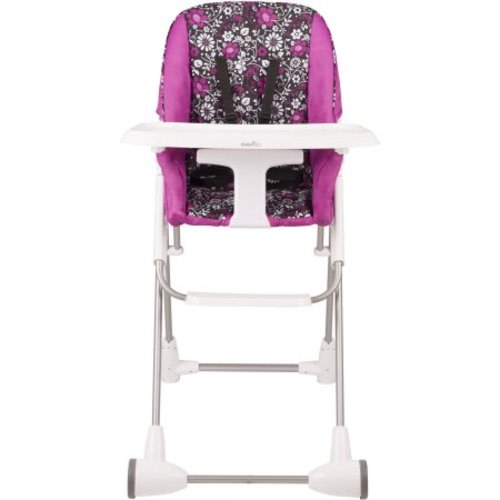 Evenflo Symmetry Flat Fold High Chair, Daphne