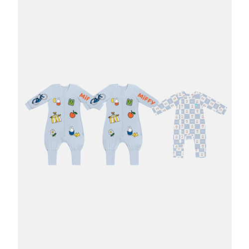Sleep Suit Miffy Gift Bundle | 1.0 TOG | Sleep Suit 2 | Romper | Blue