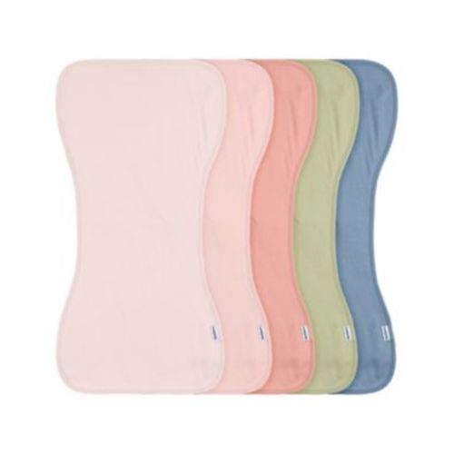 Baby Boys' and Girls' 5-Pack Burpcloths