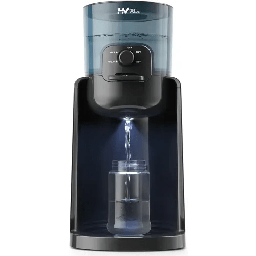 Water Warmer, HEYVALUE Baby Bottle Warmer, Formula Maker with Night Light, 4 Temperature Control & 72H Keep Warm, Detachable Tank, Instantly Dispenses Warm Water, Feed Baby More Easier and Healthier