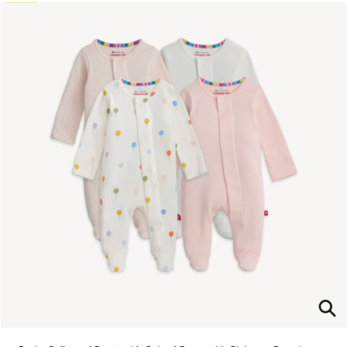 Magnetic 4-Pack Footie 6-9 mos