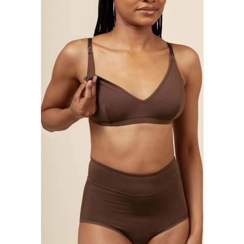 Nursing Bra in Toffee | Wireless Bra | Kyte Baby