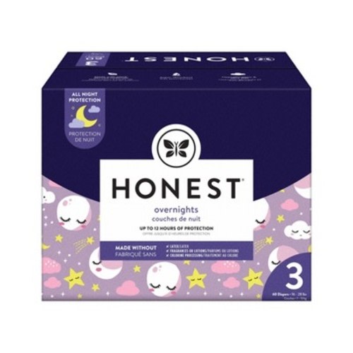 The Honest Company Overnight Diapers - (Select Size and Pattern)