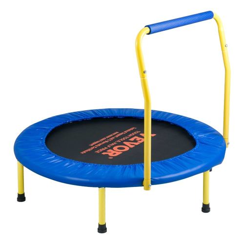 VEVOR 3FT Trampoline 36" Indoor/Outdoor for Toddlers, Foldable Mini Baby With Foam Handle, Recreational Birthday Gift