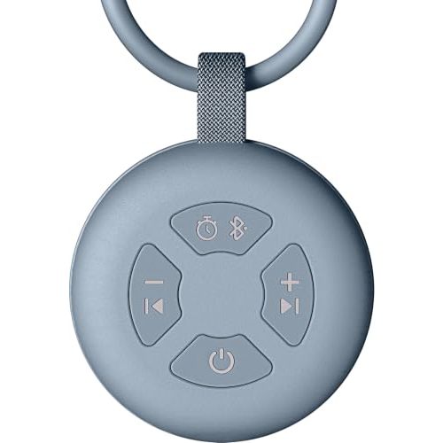Portable Baby Sound Machine & Essentials for Babies & Kids-Slate | White Noise Machine,Bluetooth 5.4,12 Soothing Sounds,Timer Function,Travel Essentials, Registry,Gifts,Clips for Baby Sleeping
