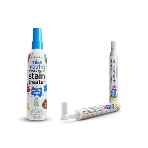 Miss Mouth's Messy Eater Stain Treater 4oz Spray and Stain Treater Pens Bundle