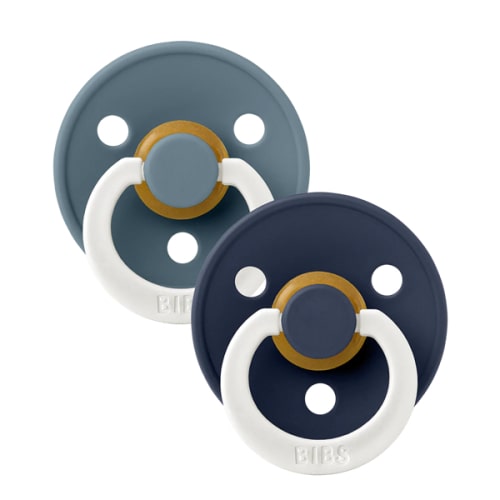 BIBS GLOW Pacifiers - Petrol/Deep Space Duo – Bibsworld store US