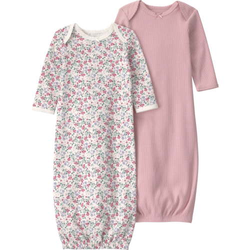 Carter's Child of Mine Baby Gown, 2-Pack, Sizes Newborn-0/3 Months