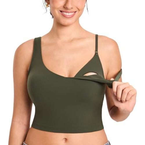 MOMANDA Longline Sports Nursing Bras