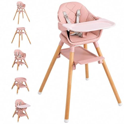 High Chair, 6 in 1 Convertible High Chairs for Babies and Toddlers