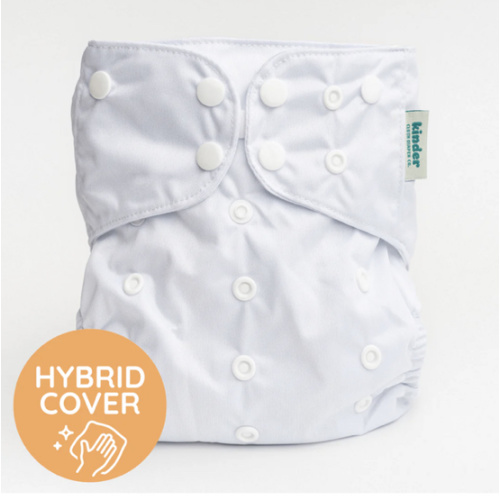 Solid Color: NEW Essentials Hybrid Wipeable Diaper Cover