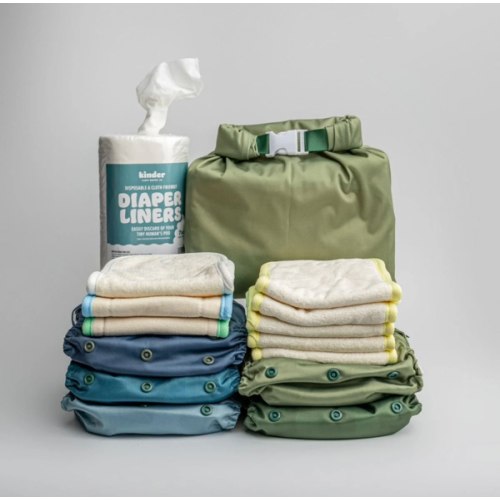 Coastal Calm New Parent Starter Bundle – Kinder Cloth Diaper Co.