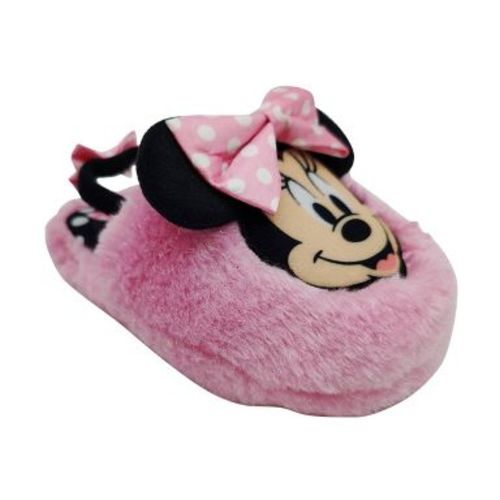Toddler Girls' Minnie Mouse Slide Slippers - Pink 11T-12T