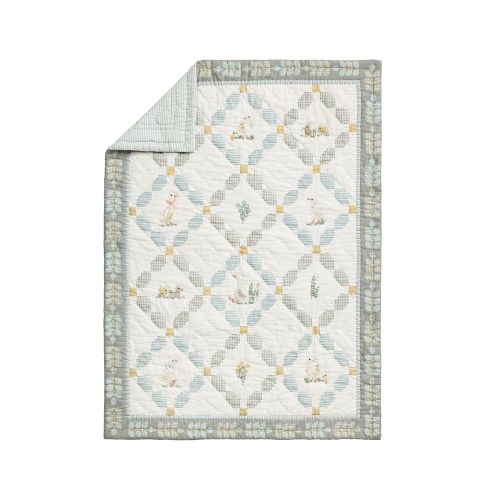 Chris Loves Julia Duck Baby Quilt | Pottery Barn Kids