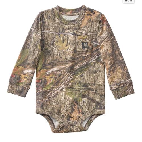 Boys' Long Sleeve Camo Pocket Bodysuit (Baby) | Carhartt