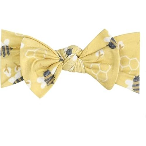 Copper Pearl Baby Bows: Stylish Headbands for Baby Girls, Premium Soft and Stretchy Baby Headbands, Perfect for Newborns, Trendy Designs - Honeycomb