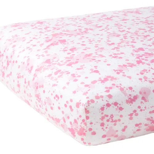 Austin Pink Crib Sheet