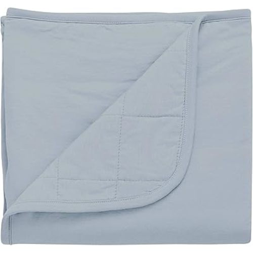 KYTE BABY Baby Blanket in Fog 97% Rayon Made from Bamboo, 3% Spandex