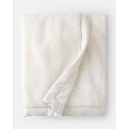 Baby Plush Blanket - White - White | Carter's