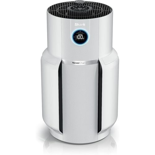 Shark Air Purifier with NeverChange Air Filter Technology, 5 Year HEPA Filter, Covers 1400 Sq. ft, Odor Neutralizer and Clean Sense Technology, Removes 99.98% of Dust & Allergens, HP302 (Renewed)