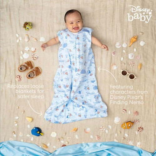 HALO nemo tie dye cotton SleepSack wearable blanket -M