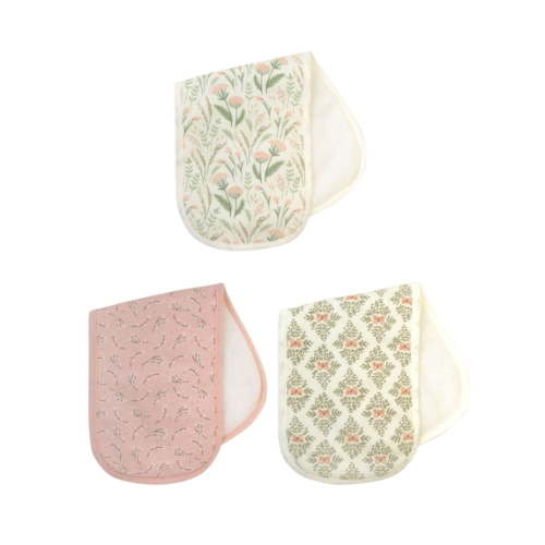 Neat Solutions Girl 3 Pack Infant Burp Cloth