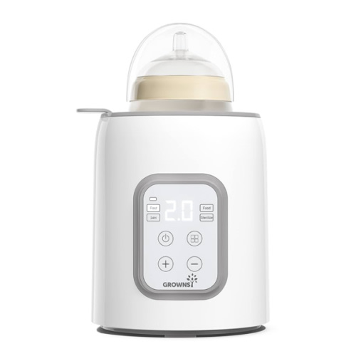Bottle Warmer, GROWNSY 8-in-1 Fast Baby Milk Warmer with Timer for Breastmilk or Formula, Accurate Temperature Control, with Defrost, Sterili-zing, Keep, Heat Baby Food Jars Function