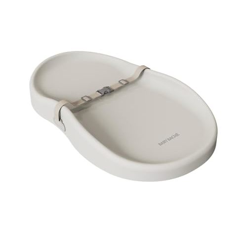 Premium Waterproof Baby Changing Pad – Easy-Clean Foam Surface, Non-Slip Base, Built-in Safety Strap – Comfortable Contoured Design for Newborns & Infants