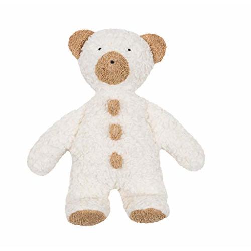 Organic Cotton Teddy Bear with Sheep's Wool 11" | Stuffed Animals- Blue Otter Toys