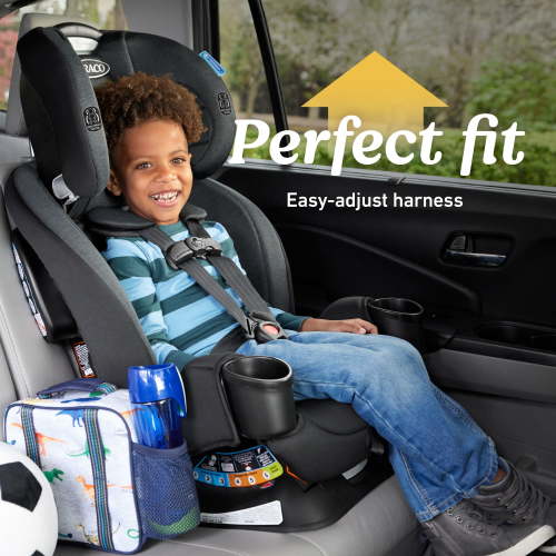 Graco TrioGrow SnugLock 3-in-1 Car Seat, Aria, Pink