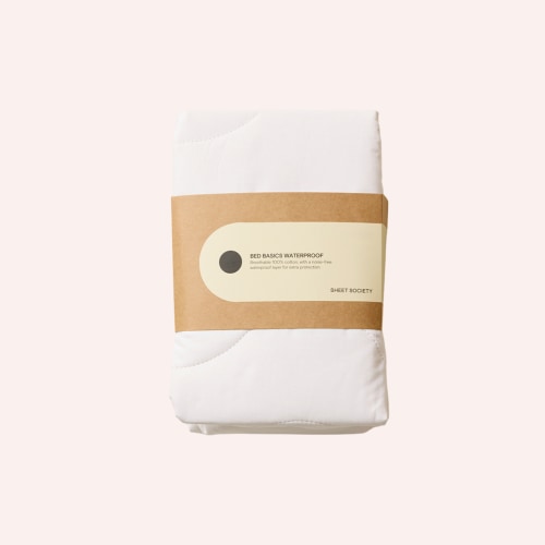 Bed Basics Waterproof Mattress Protector - White