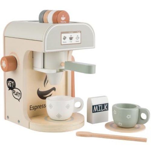 Hey Play 11PC Wooden Kids Coffee Playset