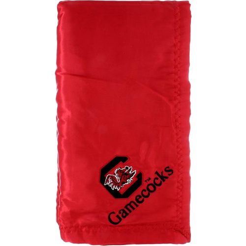 Comfy Feet Everything Comfy South Carolina Gamecocks Silky and Super Soft Plush Baby Blanket, 28" x 28"