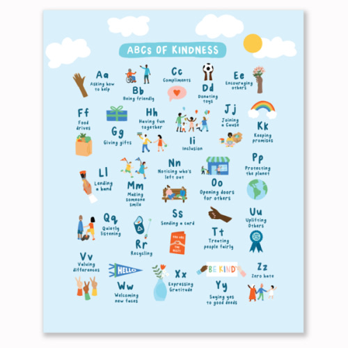 ABCs of Kindness Print