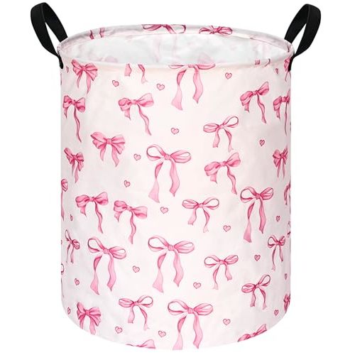 Round Laundry Basket Storage Bins Nursery Hamper Gift Baskets for Home,Office,Home Decor