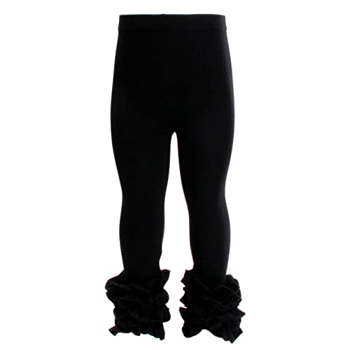 HOOLCHEAN Baby Toddler and Little Girls Cotton Ruffle Leggings