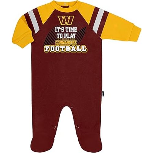 Gerber NFL Unisex Baby Nfl Team Footed Sleep and Play
