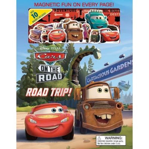 Disney Pixar: Cars on the Road: Road Trip! - (Magnetic Hardcover) by Grace Baranowski (Board Book)