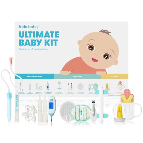 Frida Baby Ultimate Baby Kit, 10 Piece Newborn & Infant Essentials Gift Set