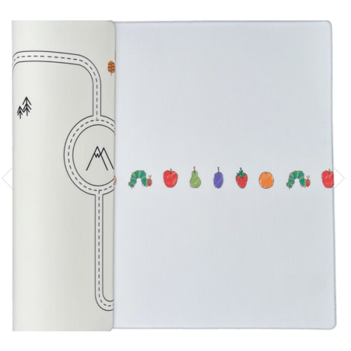 World of Eric Carle X Little Bot Baby Play Mat (Ofie mat, Caterpillar Life + Country Road Nordic)