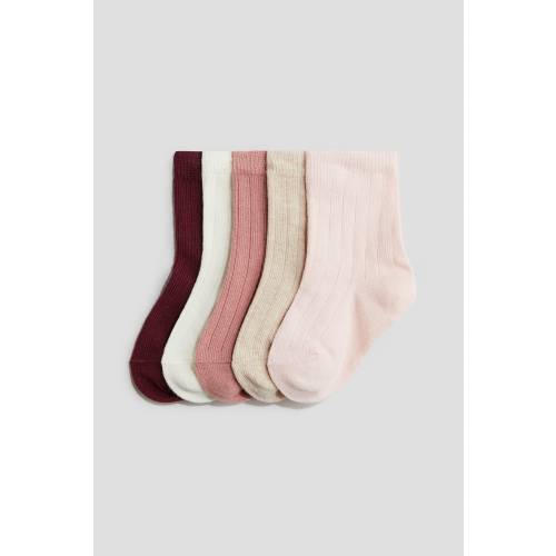 5-PACK KNIT SOCKS