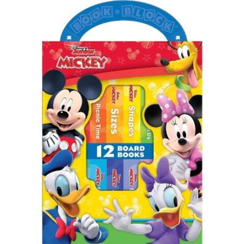 Disney Junior Mickey Mouse Clubhouse: 12 Board Books - by Pi Kids (Mixed Media Product)