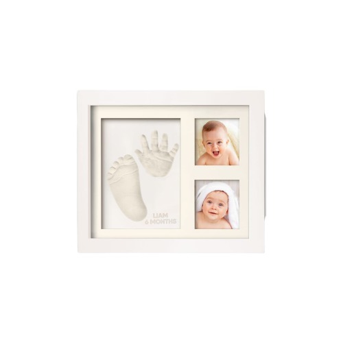 Baby Handprint & Footprint Keepsake Solo Frame