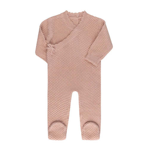 Moss Knit Collection - Pink Footie