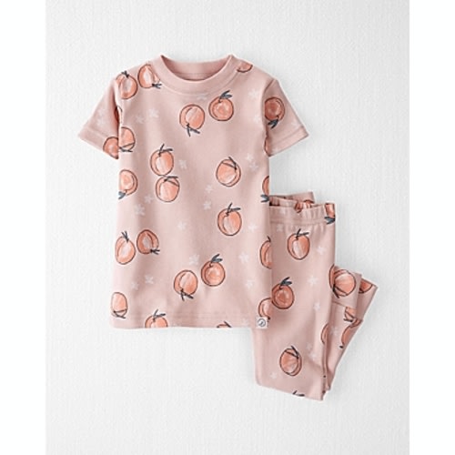 Little Planet by Carter's 9 Months 2-Piece Peaches Pajama Set in PinkLittle Planet by Carter's